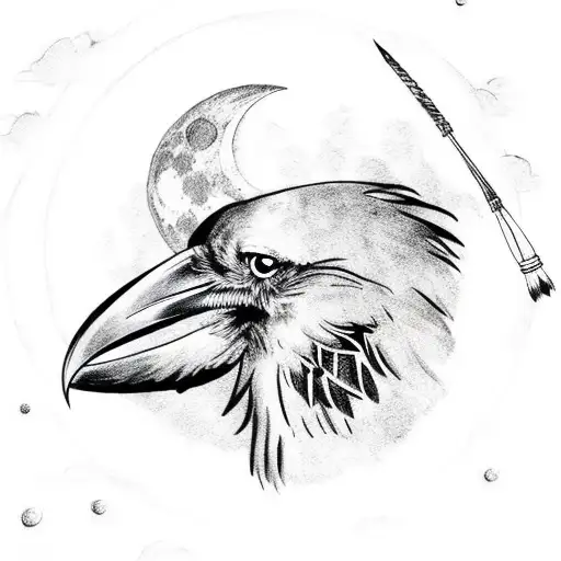 140+ Tribal Raven Tattoo Stock Illustrations, Royalty-Free Vector Graphics  & Clip Art - iStock