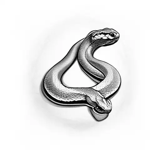 Sexy Full Large Snake tattoo design idea