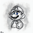 super mario tattoo design idea