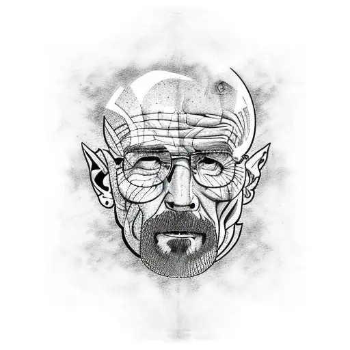 Design a left hand full sleeve tatoo with themes - cristiano ronaldo , real madrid , sergio ramos , walter white, footba tattoo design idea