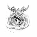 Design a left hand full sleeve tatoo with themes - cristiano ronaldo , real madrid , sergio ramos , walter white, footba tattoo design idea