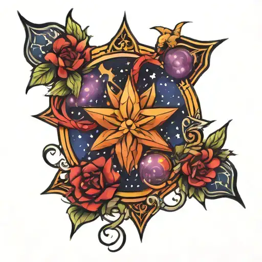 Cassiopeia tattoo design idea