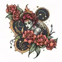 Cassiopeia tattoo design idea