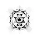 Genera un diseño de tatuaje inspirado en la película 'Interstellar' de Christopher Nolan. El diseño debe representar la  tattoo design idea