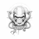 electrician tattoo design idea