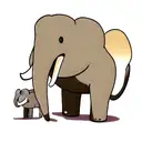 Elephant tattoo design idea