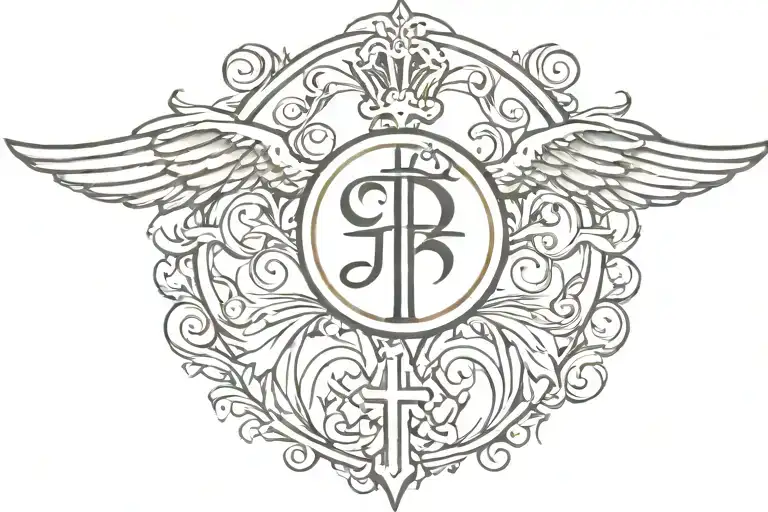 tattoo that represents faith in God.. saving grace.. healing.. simple tattoo design idea