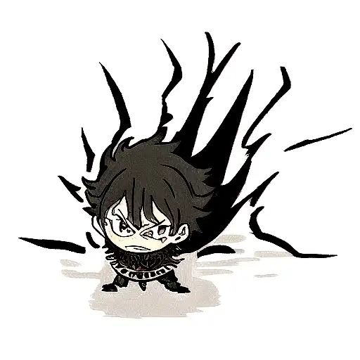 Black clover asta demon  tattoo design idea