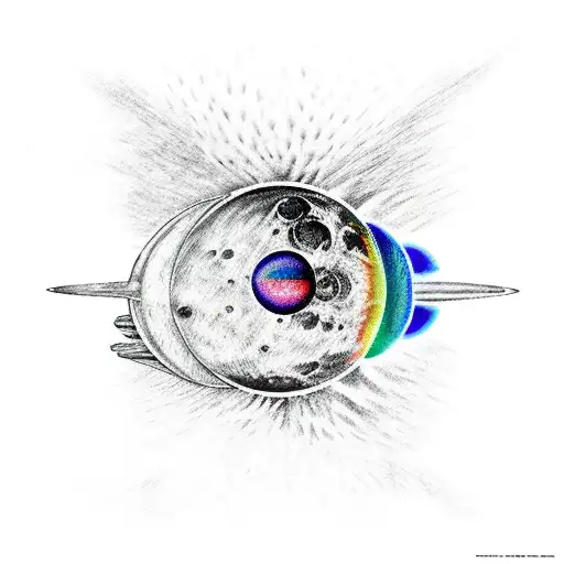 dark side of the moon and animals album covers combined tattoo design idea