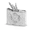 a bic lighter with a lavender on it tattoo design idea