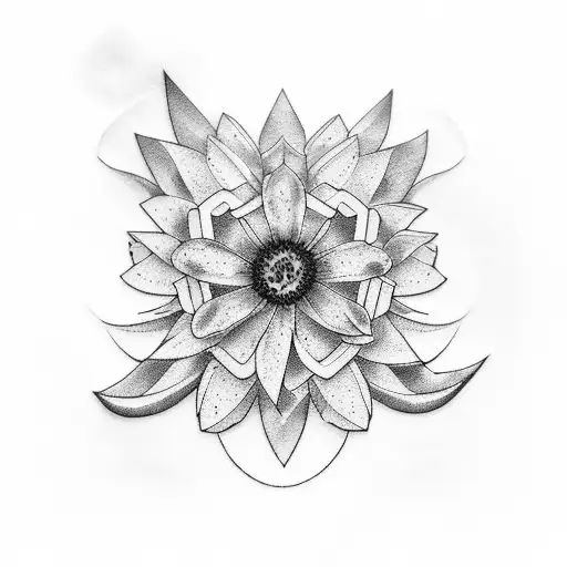 aster  tattoo design idea