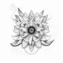 aster  tattoo design idea