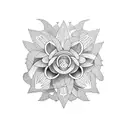 aster  tattoo design idea