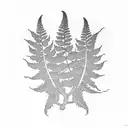 Fern Tree tattoo design idea