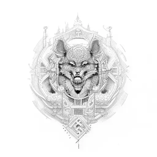 Tori gate tattoo design idea