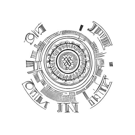 "confía en ti" and the Roman numerals for January 31 1997 tattoo design idea