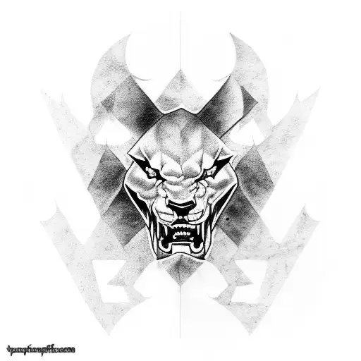 pantera tattoo design idea