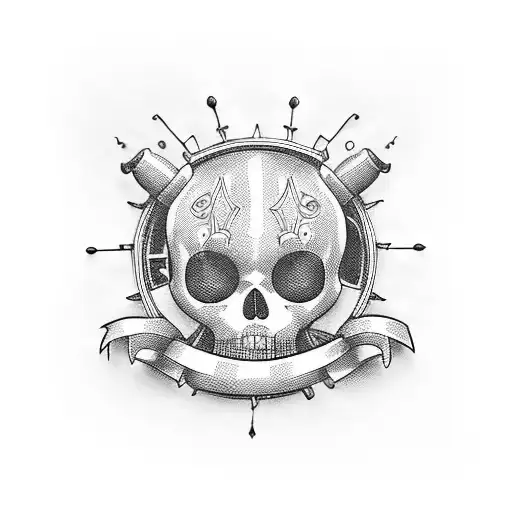 voodoo doll tattoo design idea