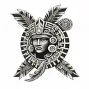 aztec tattoo design idea