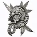 aztec tattoo design idea