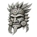 aztec tattoo design idea