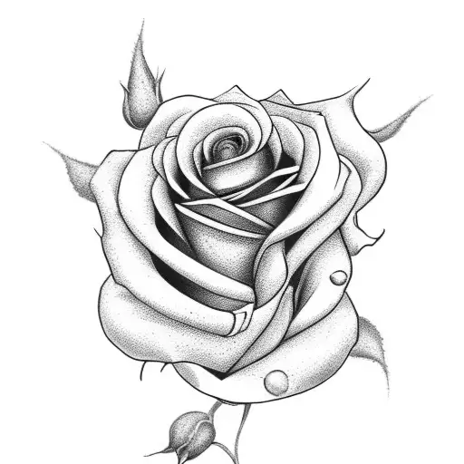 Pocket Watchs with roses tattoo design idea