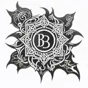 Breaking Benjamin logo tattoo design idea