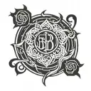 Breaking Benjamin logo tattoo design idea