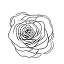single long stem rose  tattoo design idea