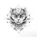 empress tattoo design idea