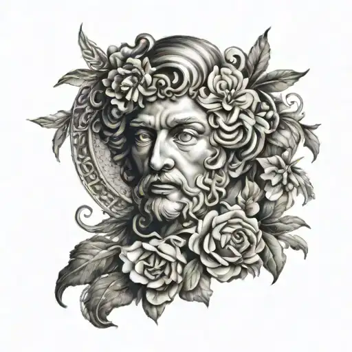 renaissance style design tattoo design idea