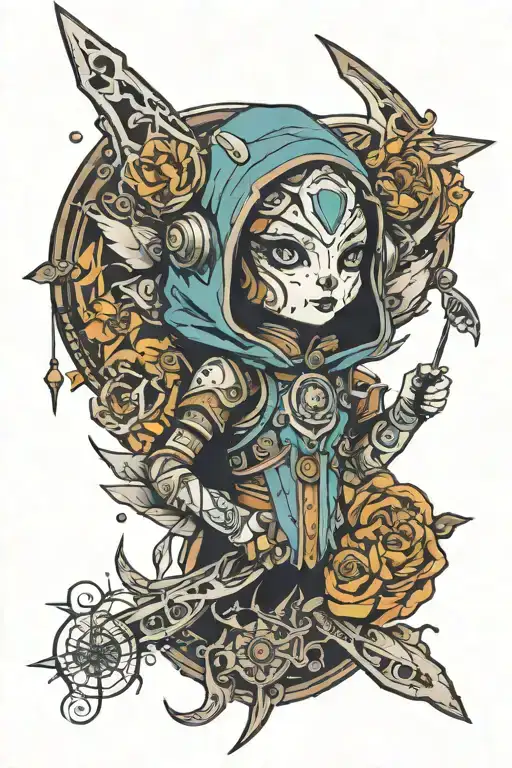 Destiny Puppet control tattoo design idea