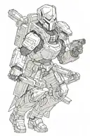 Destiny Puppet control tattoo design idea