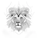 Lion Mandela  tattoo design idea