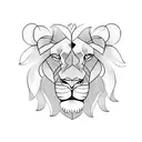 Lion Mandela  tattoo design idea