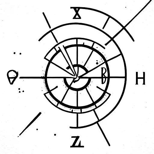 word ZEIT in vertical but using a sand clock as Z. tattoo design idea