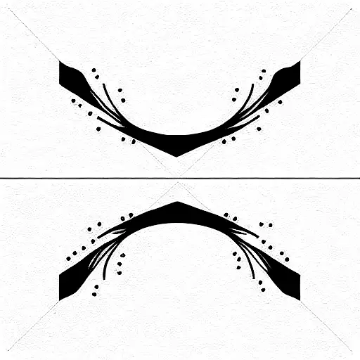 zeit in vertical tattoo design idea