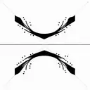 zeit in vertical tattoo design idea