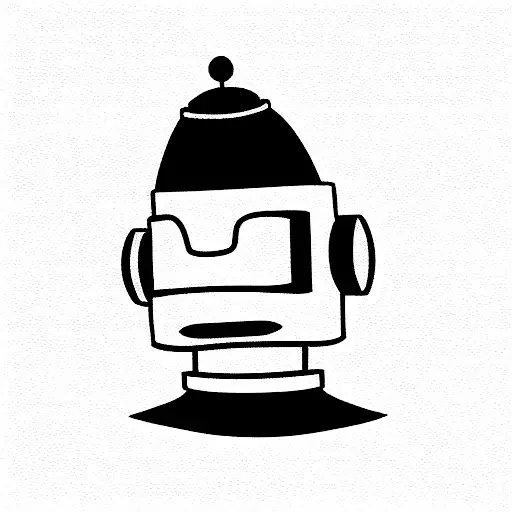 Robot Bender futurama tattoo design idea
