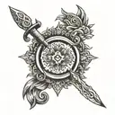 armas tattoo design idea