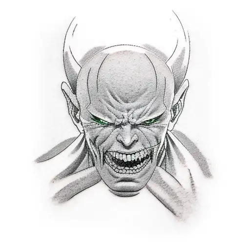 tattoo of gojo satoru from jujutsu kaisen tattoo design idea