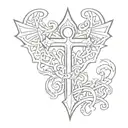 Ankh Symbol tattoo design idea