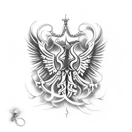 Polish punk tattoo design idea