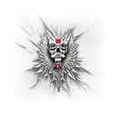 Polish punk tattoo design idea