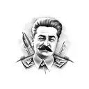 Stalin is raped by gay cowboys tattoo design idea