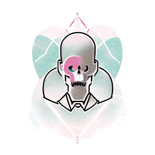 A series-inspired tattoo featuring a mysterious silhouette engaged in covert ops tattoo design idea