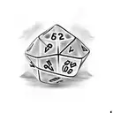 Dice tattoo design idea