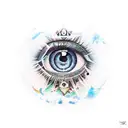 3rd eye tattoo design idea