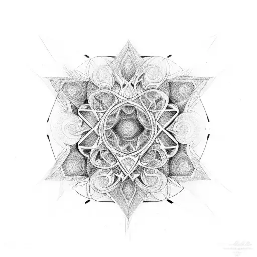 metatron tattoo design idea