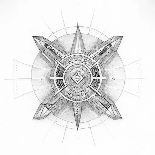 Morse code ring on a leg tattoo design idea